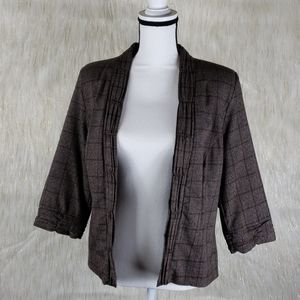 Christopher & Banks Open Front Blazer